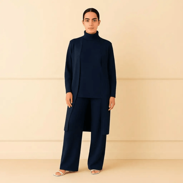 Lisy Cardigan, Turtleneck & Pants Set - Mijn winkel