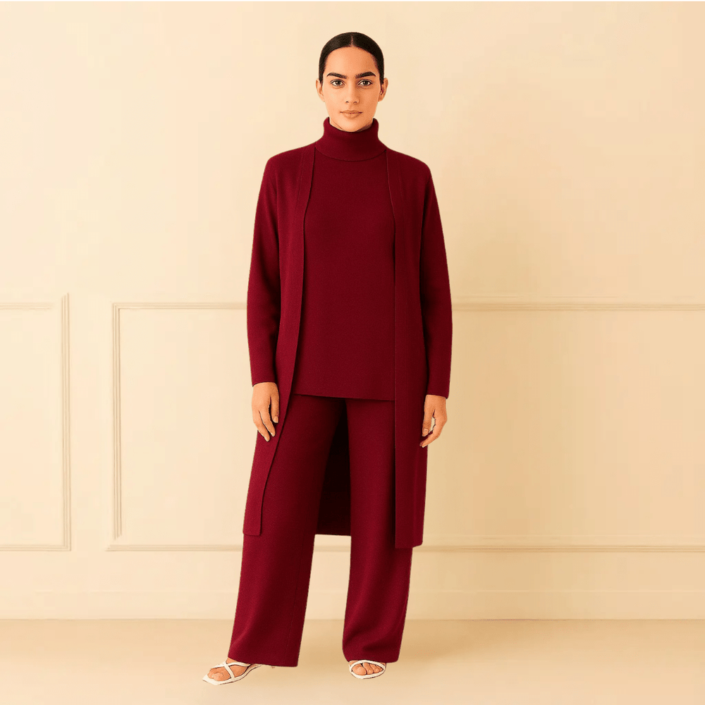Lisy Cardigan, Turtleneck & Pants Set - Mijn winkel