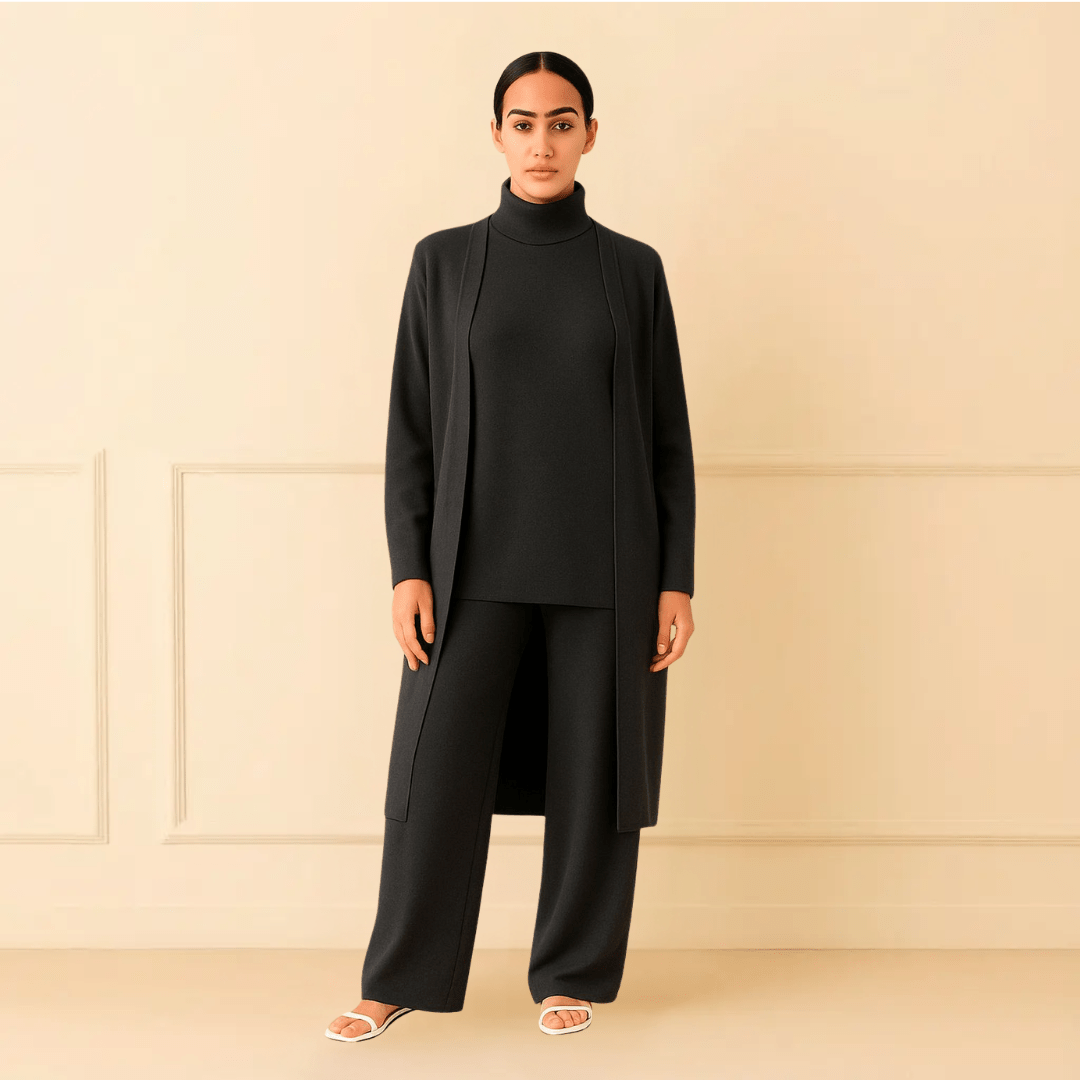 Lisy Cardigan, Turtleneck & Pants Set - Mijn winkel