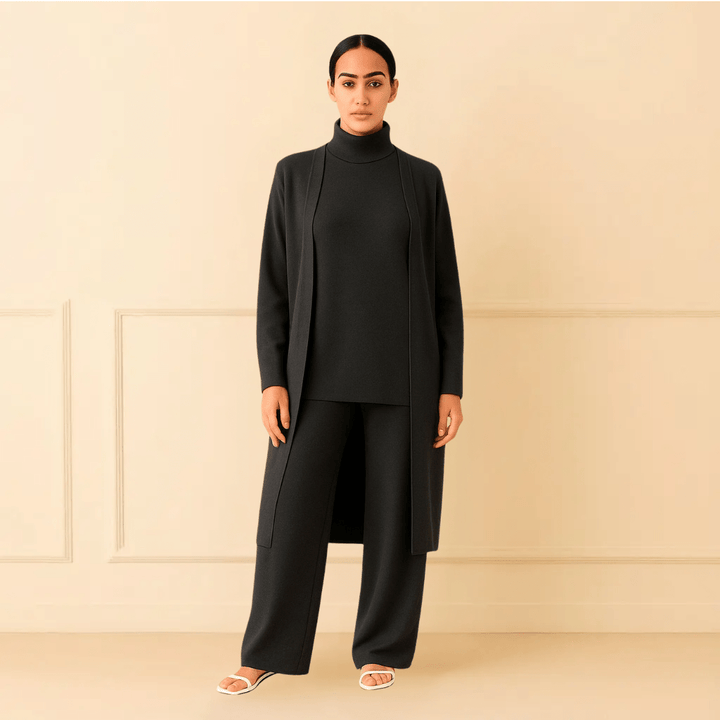 Lisy Cardigan, Turtleneck & Pants Set - Mijn winkel