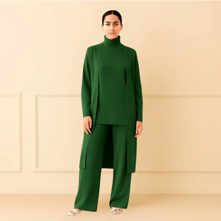 Lisy Cardigan, Turtleneck & Pants Set - Mijn winkel