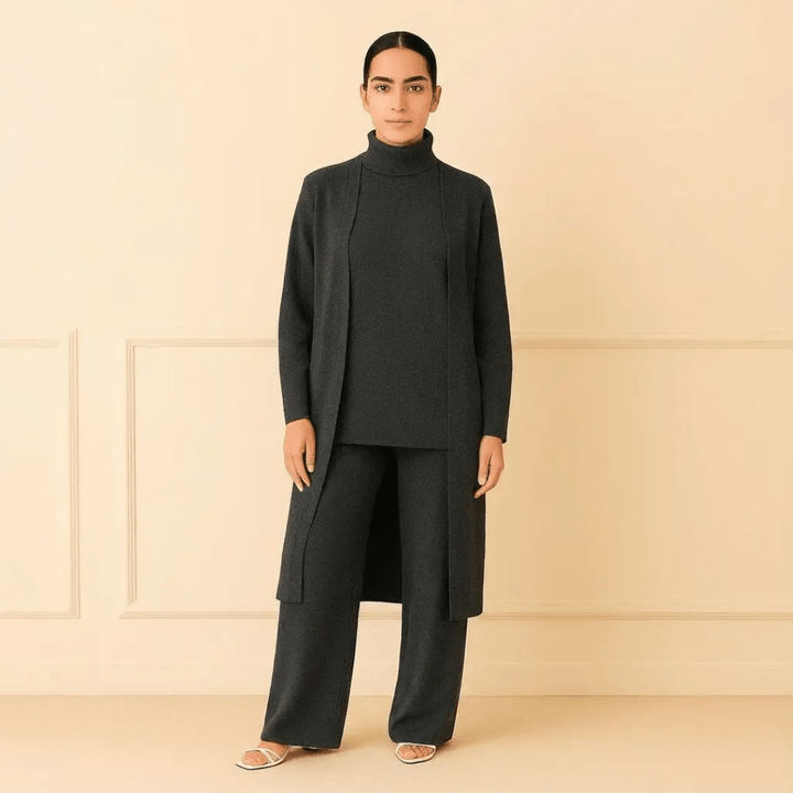 Lisy Cardigan, Turtleneck & Pants Set - Mijn winkel