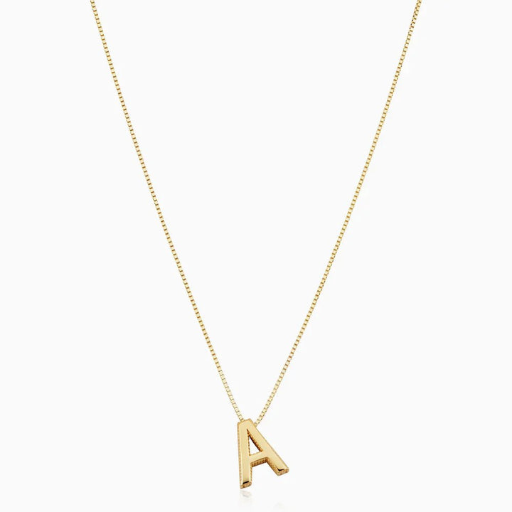 Love letter initial necklace | Gold - Mijn winkel