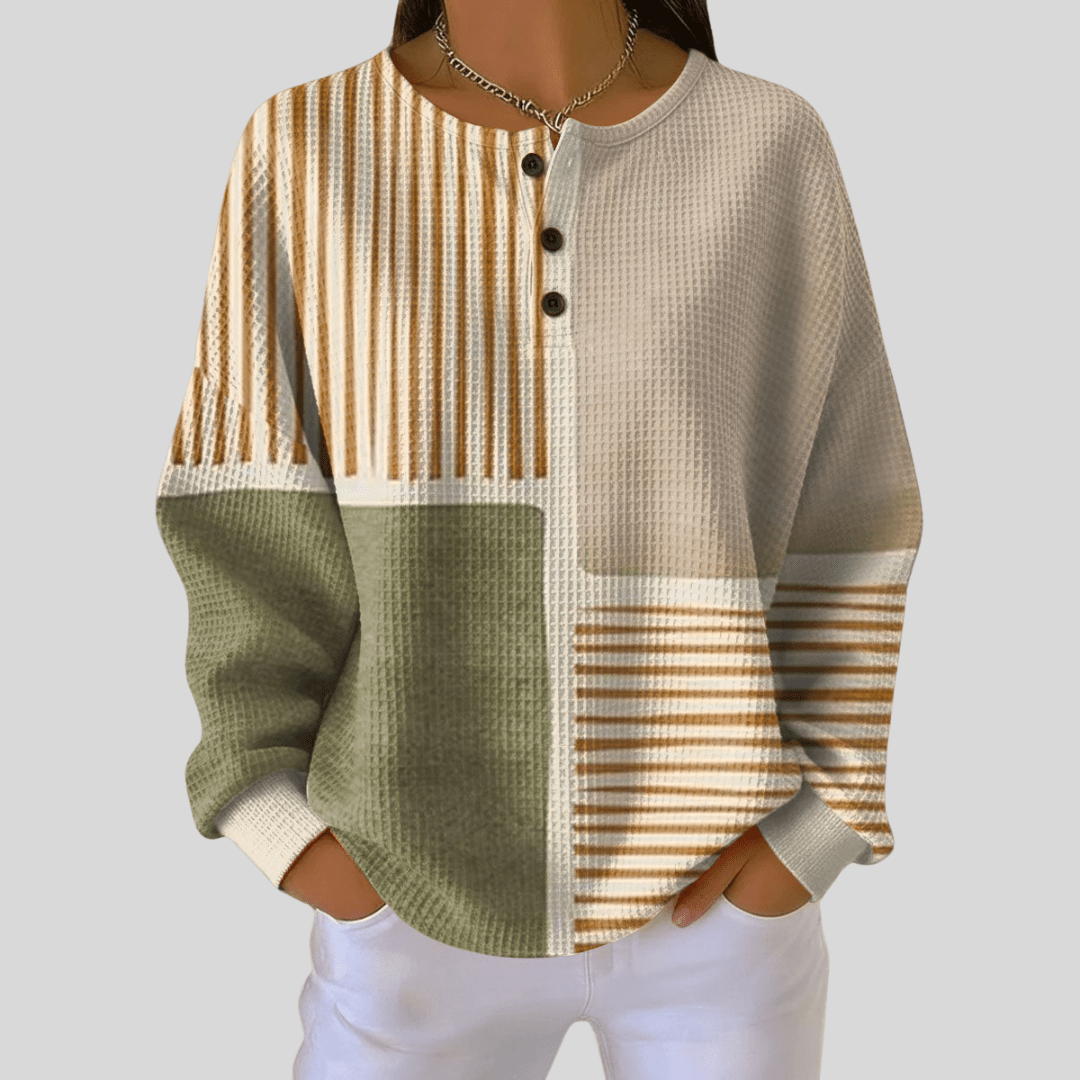 Luna | Winter Jumper with Buttons - Mijn winkel