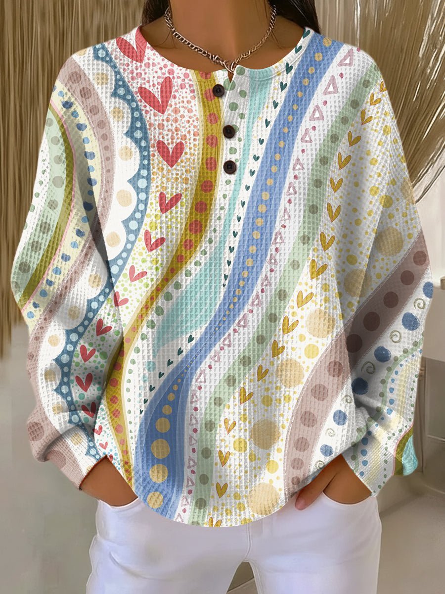 Luna | Winter Jumper with Buttons - Mijn winkel