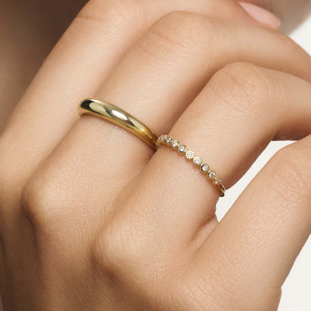 Midi Dome Ring | Gold - Mijn winkel