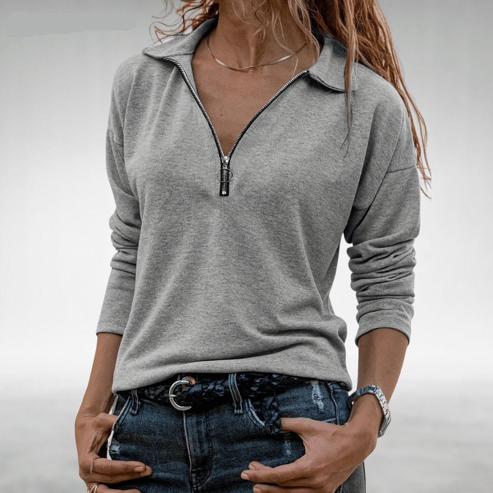 Nadine | Women's Half - Zip Sweaters - Mijn winkel