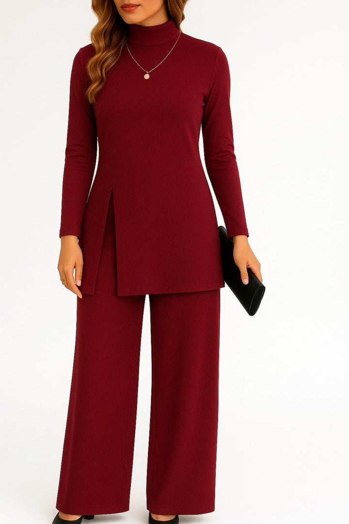 Naomi Turtleneck Top & Pants Set - Mijn winkel