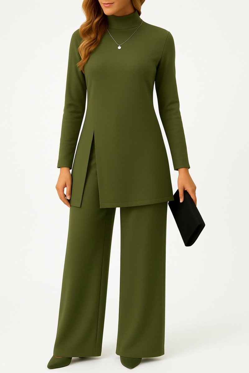 Naomi Turtleneck Top & Pants Set - Mijn winkel