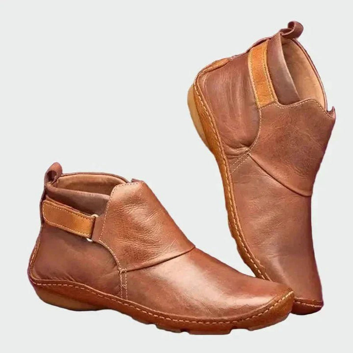 Norah | Orthopedic Leather Boots - Mijn winkel