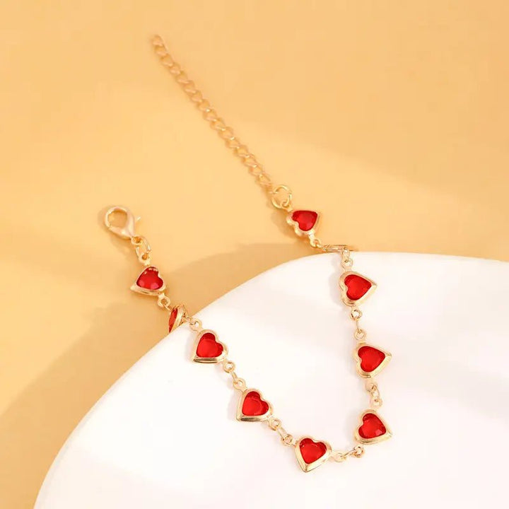 Ophelyra Garnetelle Bracelet | Gold - Mijn winkel