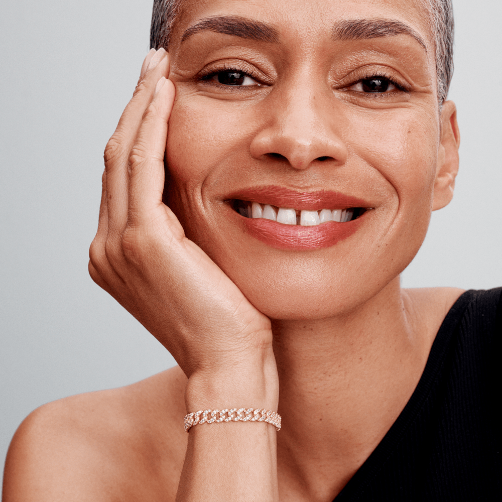 Pave Cuban Bracelet | Gold - Mijn winkel