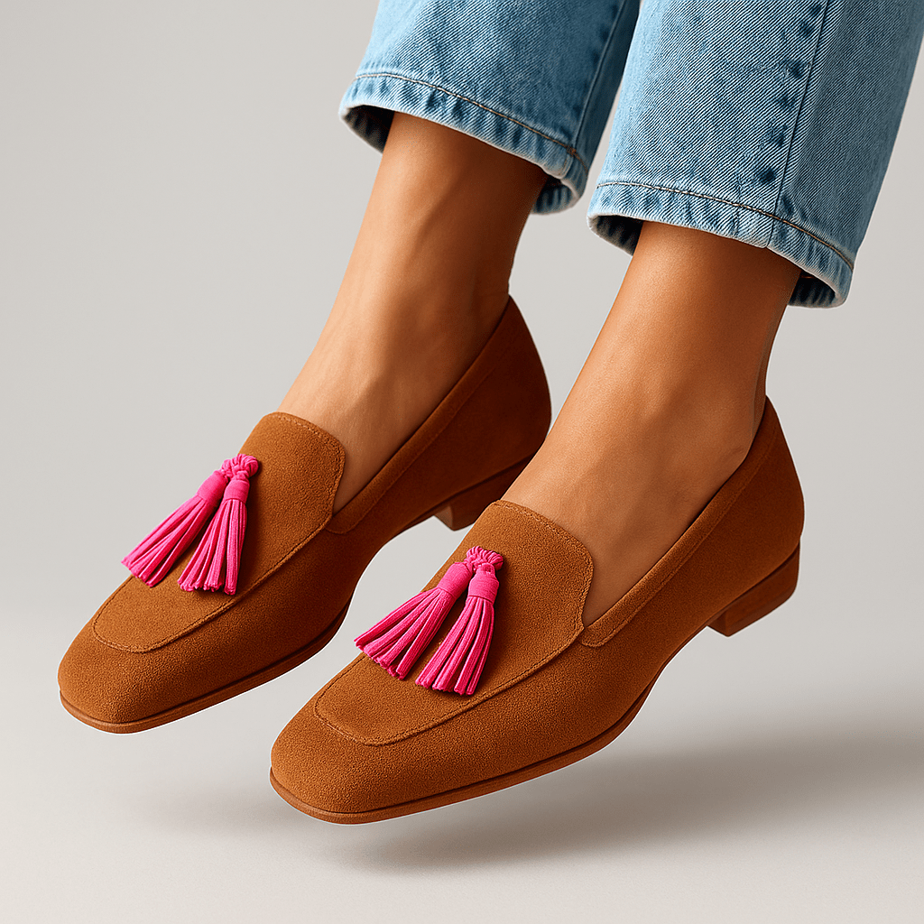 Rosa | Suede Loafers - Mijn winkel