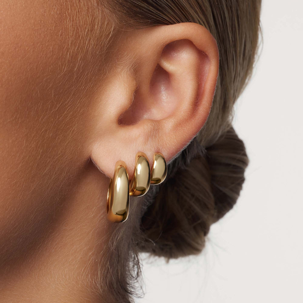 Rue Statement Hoops | Gold - Mijn winkel
