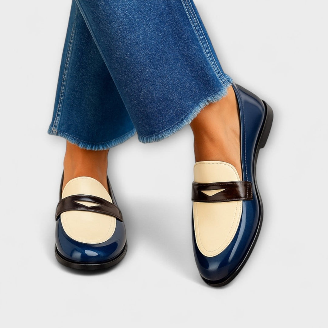 Sophia | Contrast Loafers - Mijn winkel