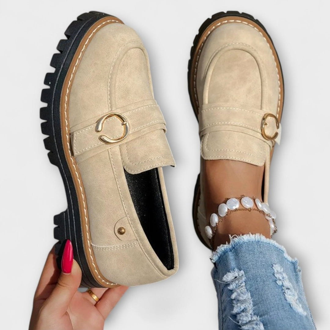 Sophia | Rounded Toe Casual Loafers - Mijn winkel