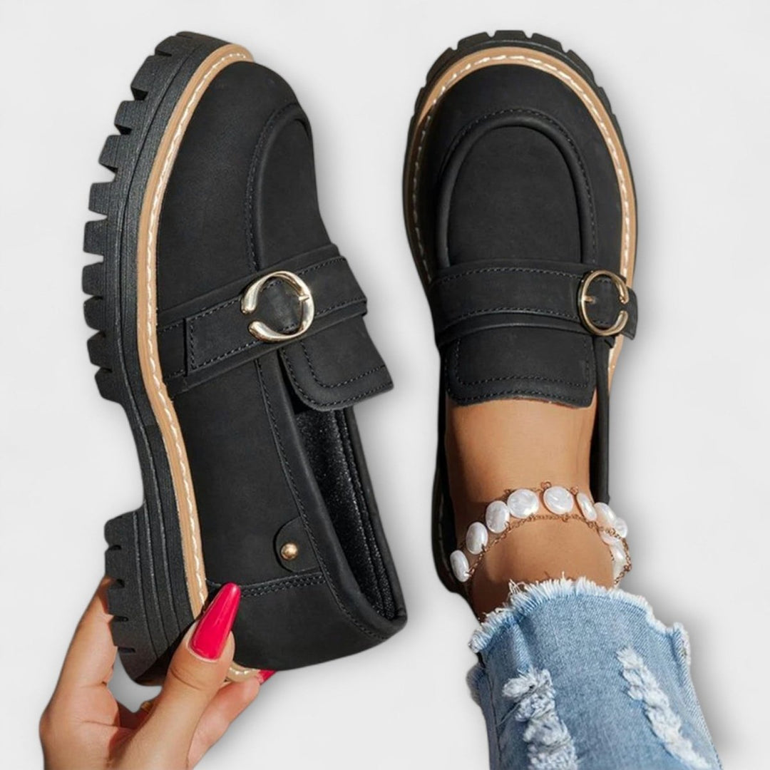 Sophia | Rounded Toe Casual Loafers - Mijn winkel
