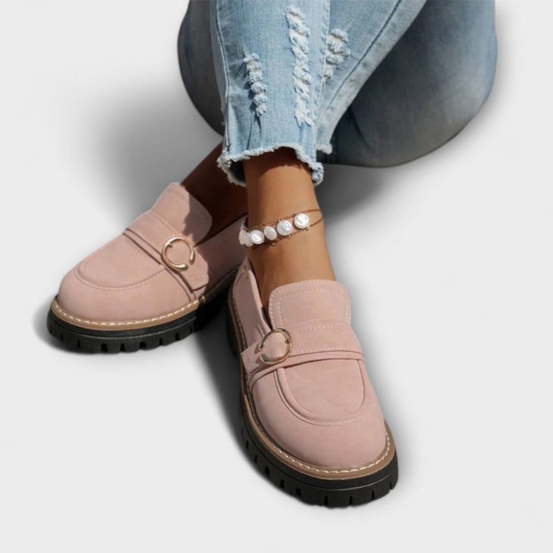 Sophia | Rounded Toe Casual Loafers - Mijn winkel