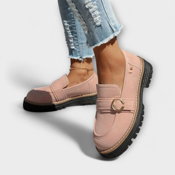 Sophia | Rounded Toe Casual Loafers - Mijn winkel