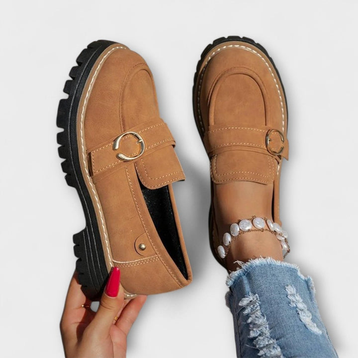 Sophia | Rounded Toe Casual Loafers - Mijn winkel