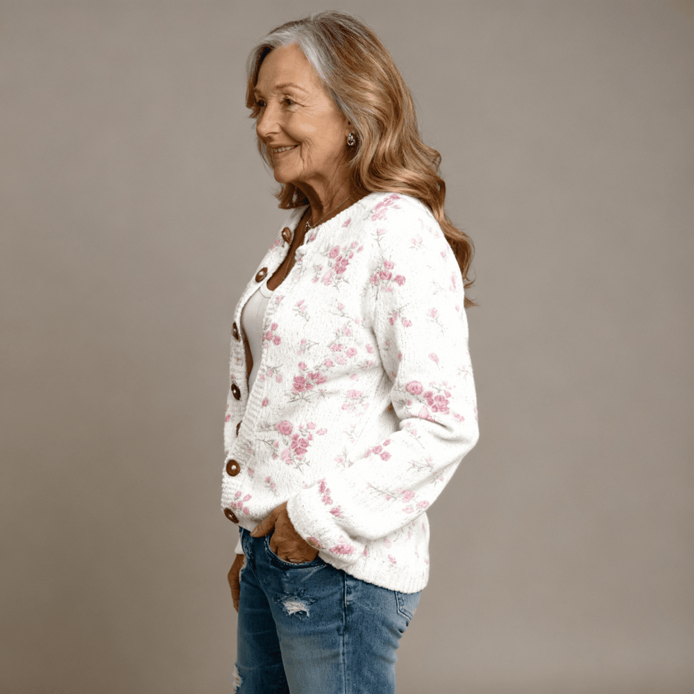 Stella | Pink Rose Cardigan - Mijn winkel