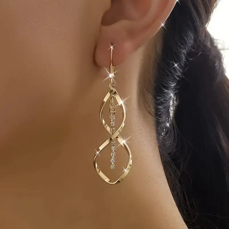 Sunbeam Spiral Earrings | Gold - Mijn winkel