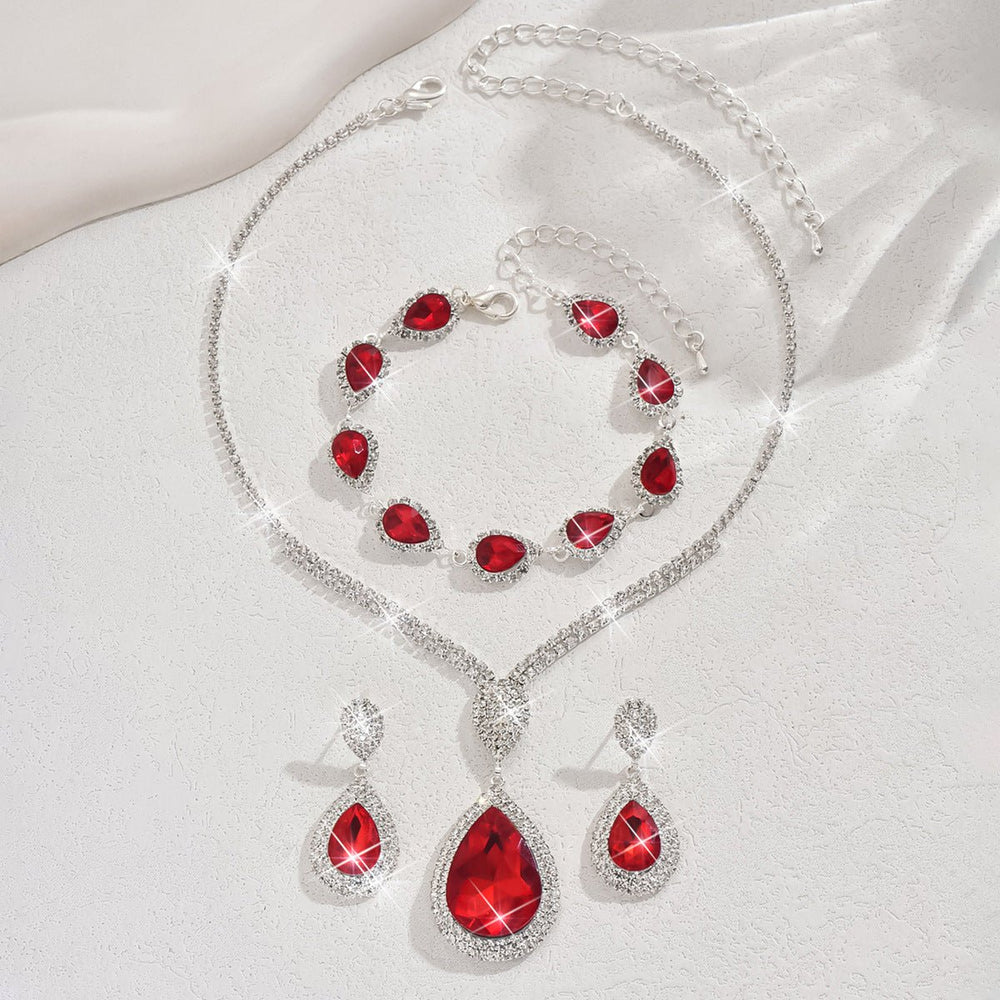Thalira Bloodwynne Jewelry Set | White Gold - Mijn winkel