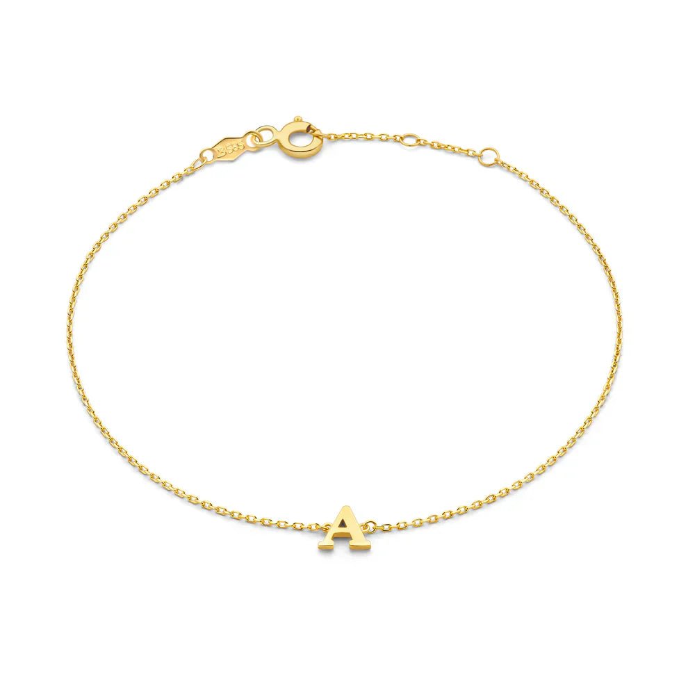 Vita Signa Initial Bracelet | Gold - Mijn winkel