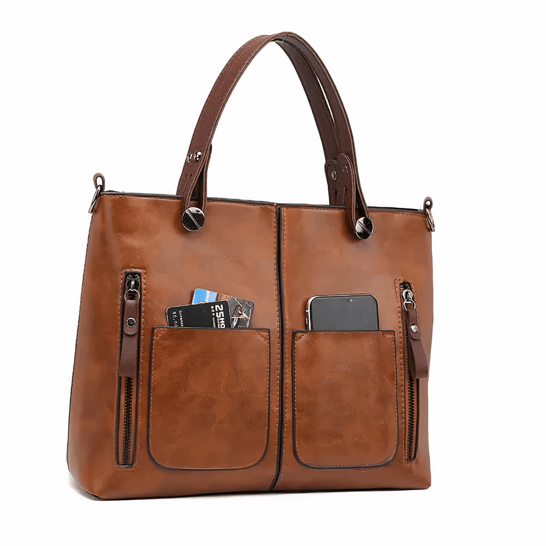 Winslet - Iconic Retro PU Leather Crossbody Handbag - Mijn winkel